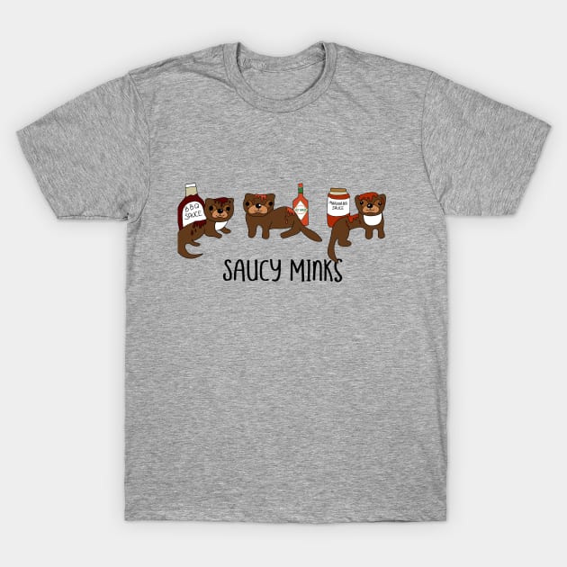 Saucy Minks T-Shirt by Alissa Carin